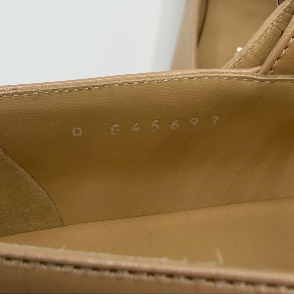 NEW NIB Chanel Beige Black Bicolor CC logo Cap Toe Mary Jane Buckle Ballet Flats - Picture 8 of 13